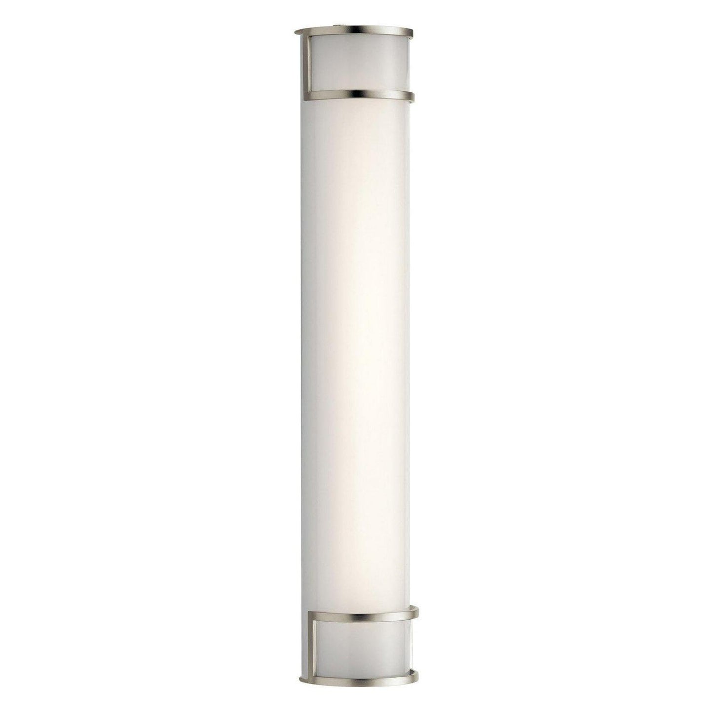 1 Light Linear Bath Vanity Approved For Damp Locations With Transitional Inspirations 4.5 Inches Tall By 36.5 Inches Wide Kichler Lighting 11143Niled