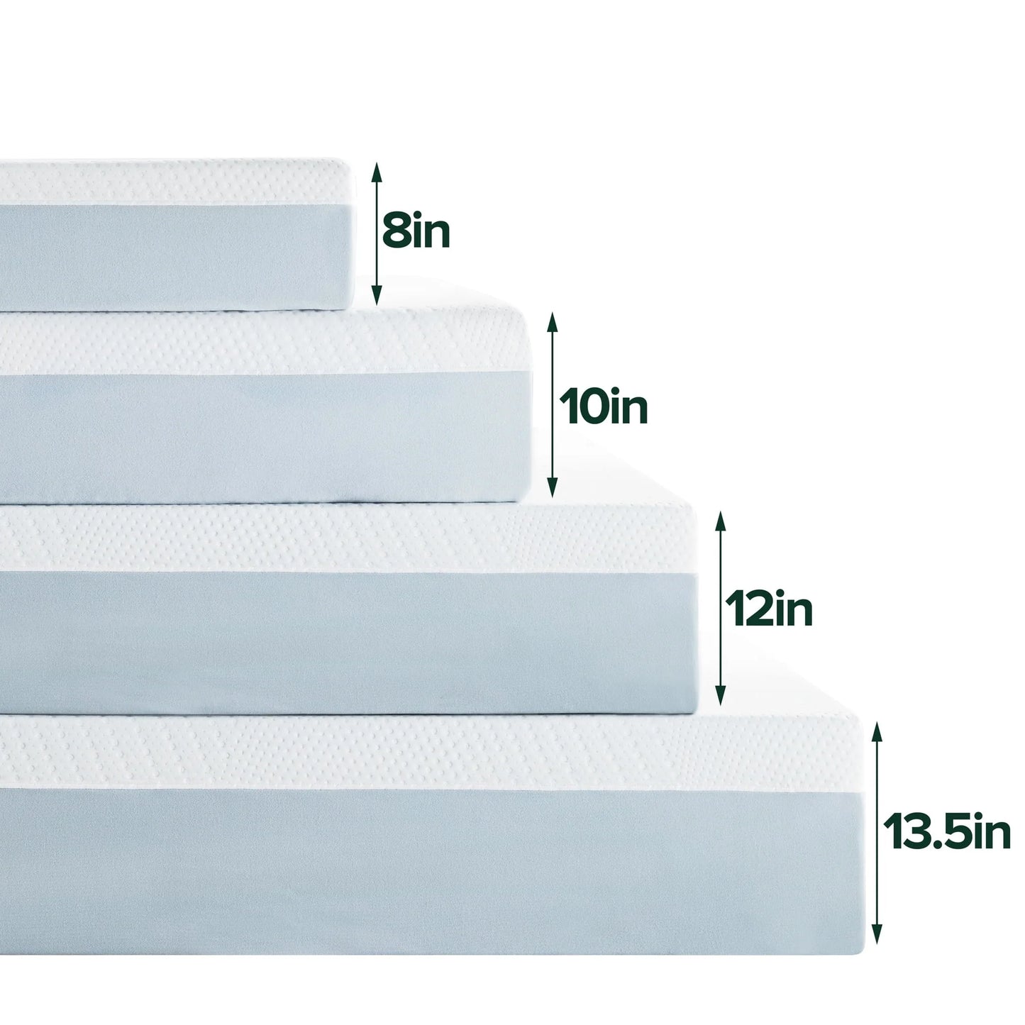 Spa Sensations by Zinus 12" Gel Essential Memory Foam Mattress, King