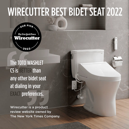 TOTO WASHLET C5 Electronic Bidet Toilet Seat with PREMIST and EWATER+ Wand Cleaning, Elongated, Sedona Beige - SW3084#12