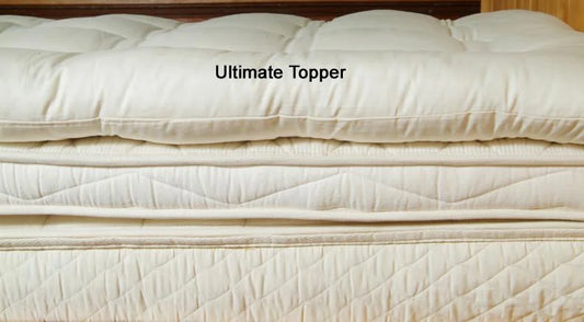 Holy Lamb Organics Certified Organic Cotton & Eco Wool Ultimate Wool Mattress Toppers