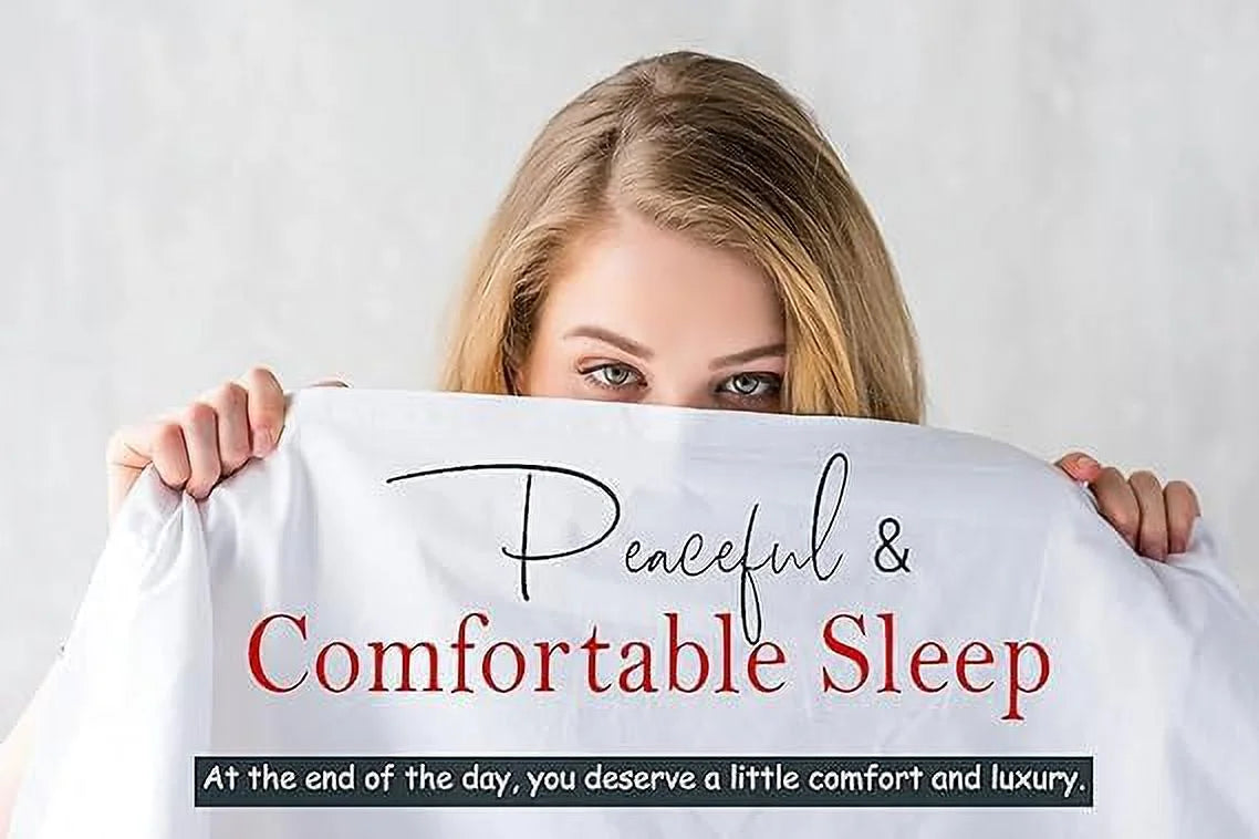 1000 Thread Count 4-Piece 100% Egyptian Cotton Bed Sheets Luxury Hotel Sheets Fits Mattress Upto 21" Deep Pocket, Twin XL Size - Burgundy Solid
