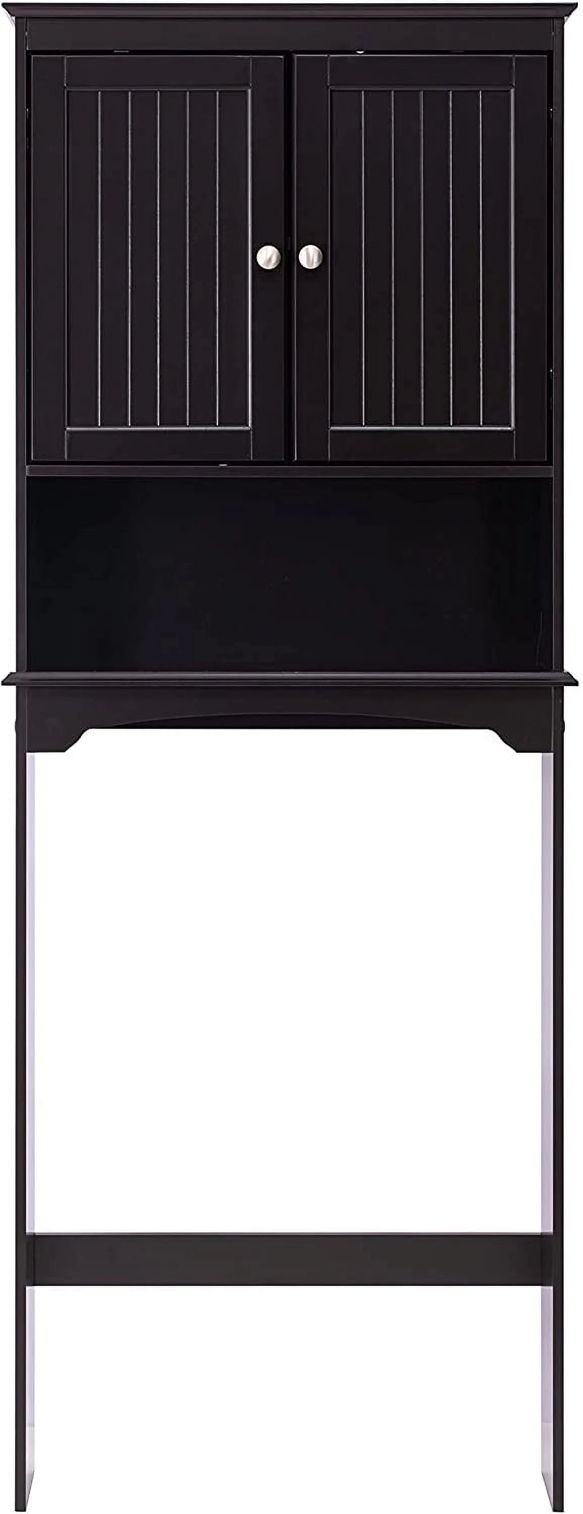 Spirich Home Bathroom Shelf Over-The-Toilet, Bathroom SpaceSaver, Bathroom Storage Cabinet Organizer, White