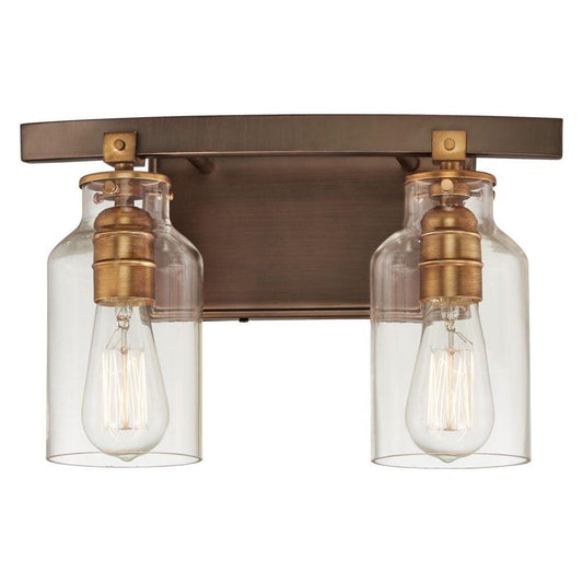 3552-588-Minka Lavery-Morrow - 2 Light Bath Vanity Approved for Damp Locations in Traditional Style - 9.25 inches tall by 14.25 inches wide