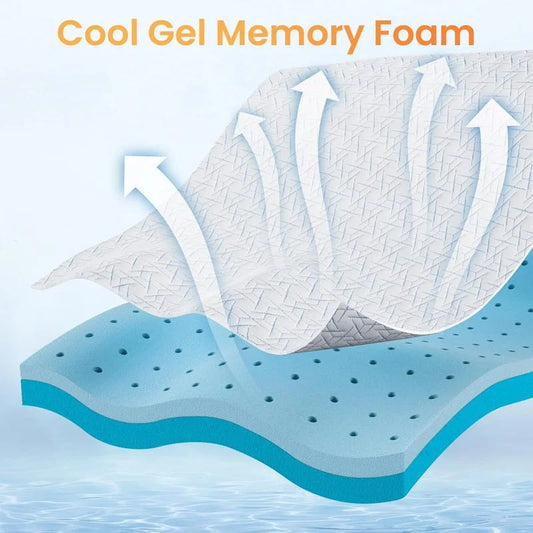 3 Inch Mattress Topper Twin - Cool Gel Memory Foam Mattress Topper, Extra Firm Bed Topper,