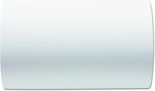 26610 Hardwound Paper Towel Roll, Nonperforated, 9 x 400ft, White (12 rolls)