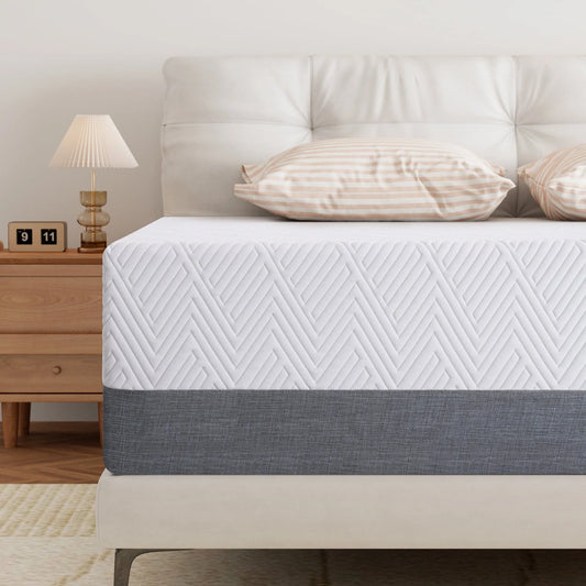 Queen Mattress, Madinog 10" Medium Memory Foam Mattress, Mattress in a box