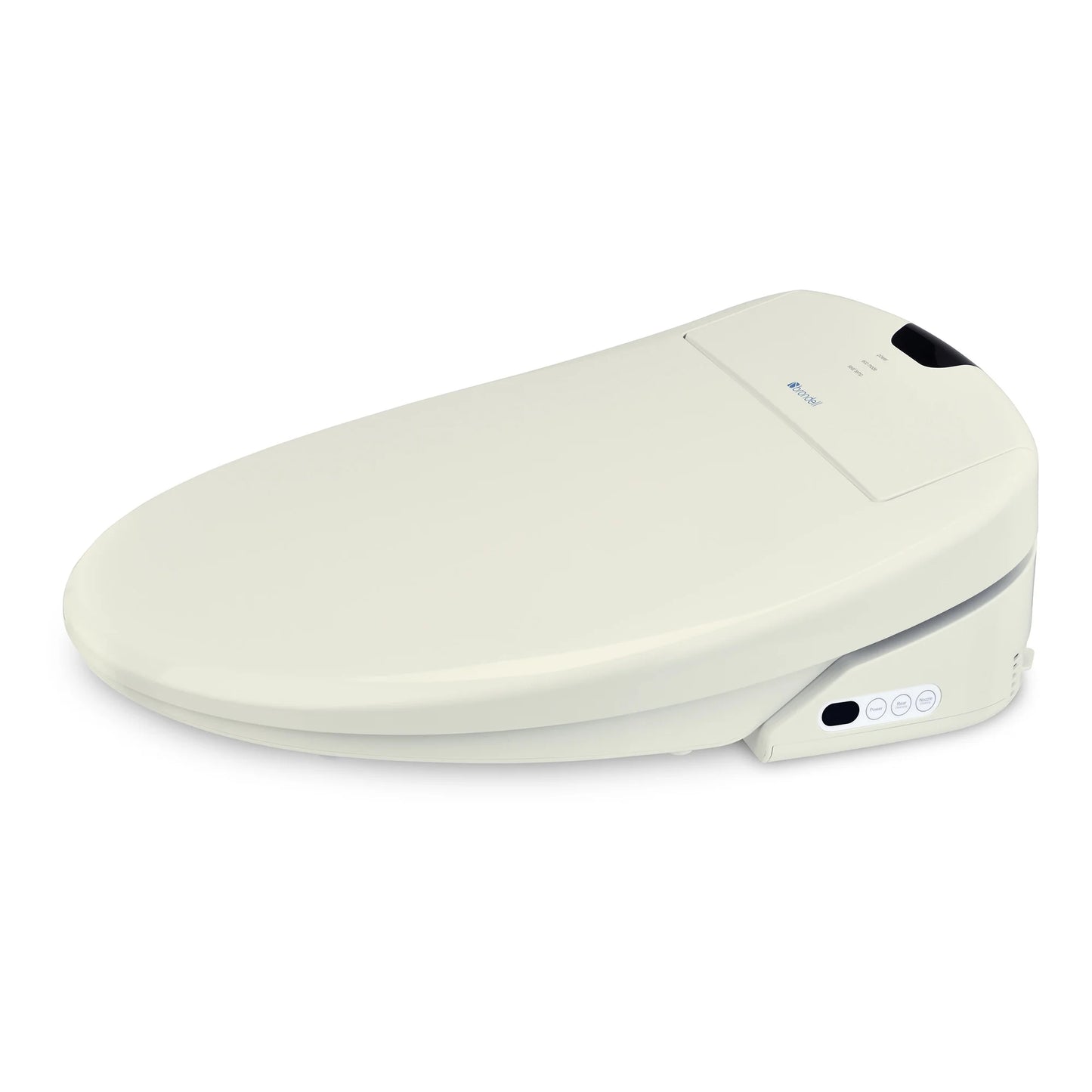 Brondell Swash 1400 Luxury Bidet Toilet Seat with Remote Control, Elongated Biscuit