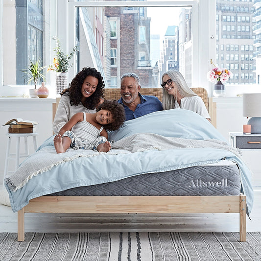 The Allswell Luxe 12" Bed in a Box Hybrid Mattress, Queen