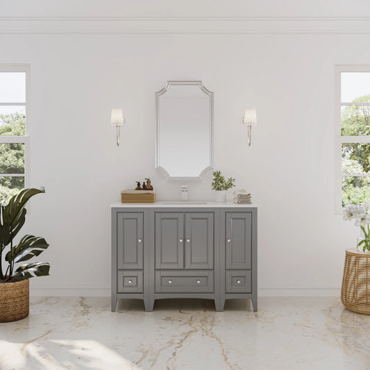 Fresca Oxford 48" Espresso Traditional Bathroom Cabinets