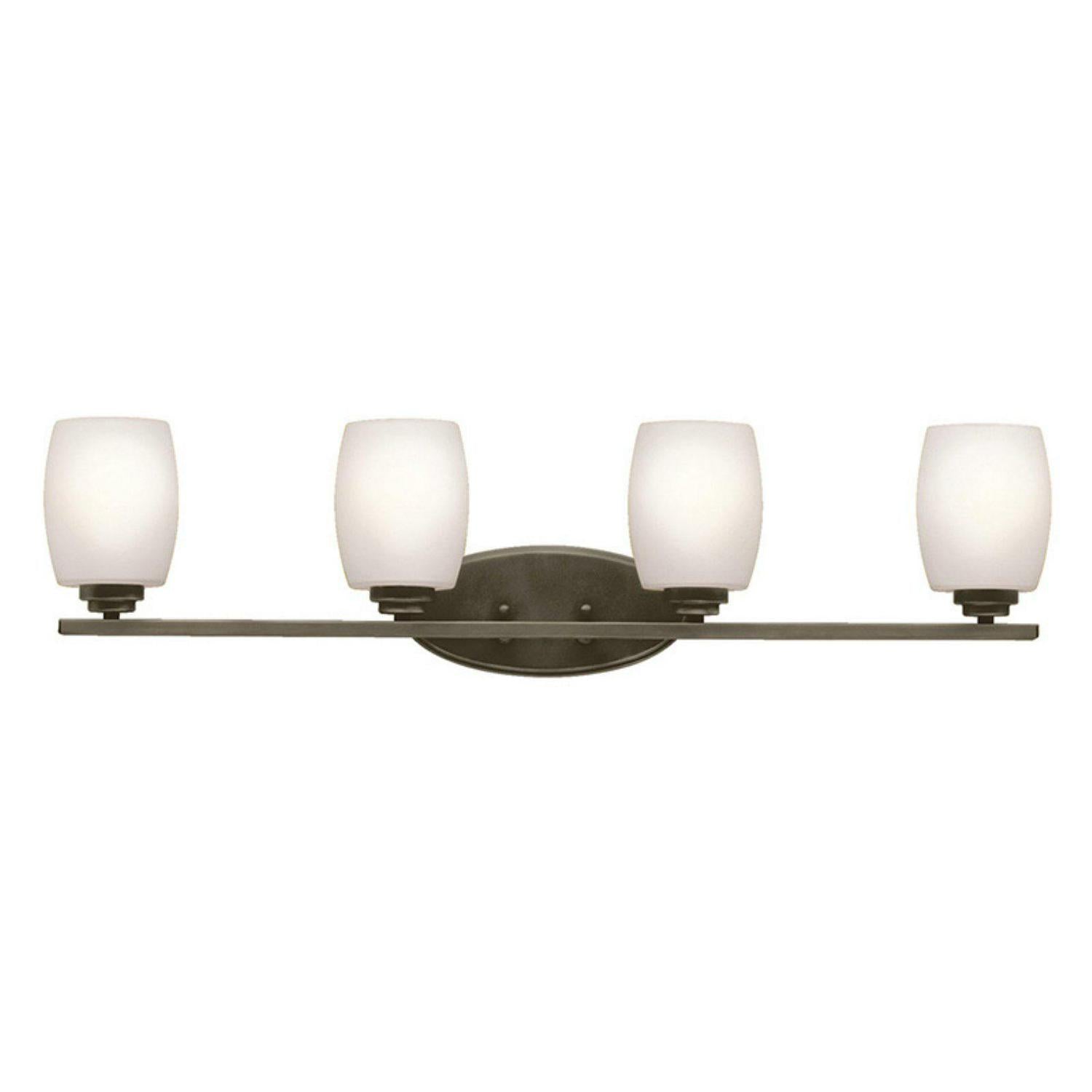 Eileen 4-Light 34′′ Bathroom Vanity Light in Brushed Nickel