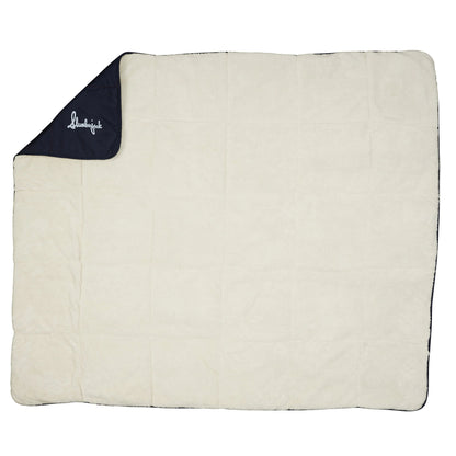 Slumberjack Elk Creek Insulated Indoor/Outdoor Blanket Quilt, Indigo, 60" L x 70" W