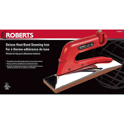 Roberts 10-282G-2 Deluxe Heat Bond Carpet Iron with Non-Stick Grooved Base
