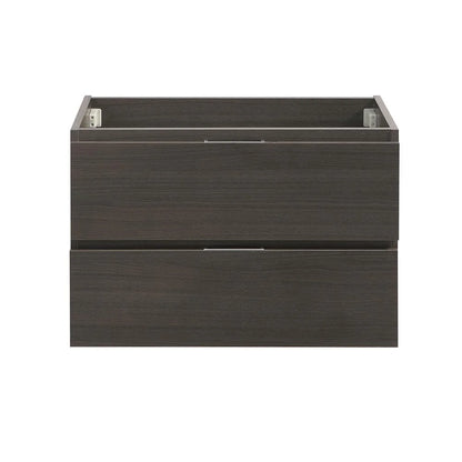 Fresca Valencia 30" Gray Oak Wall Hung Modern Bathroom Cabinet