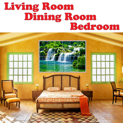 Ceramic Tile Mural-Hermanus Koekkoek Ships Bathroom Tile Mural 1. 17" w x 12.75" h using (12) 4.25 x 4.25 ceramic tiles
