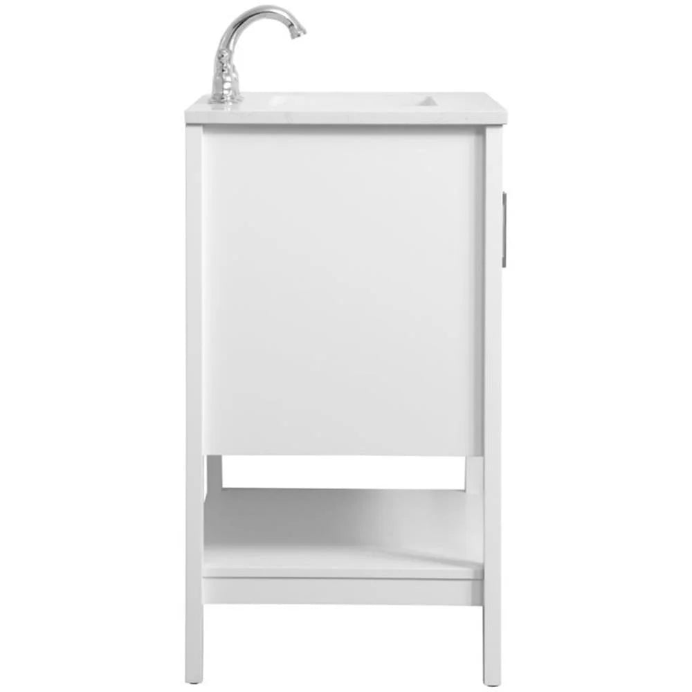 30 inch Single Bathroom Vanity in White
