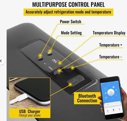 Cold Flash Sleep Cooling System Compressor Chilled Water Mattress Topper
