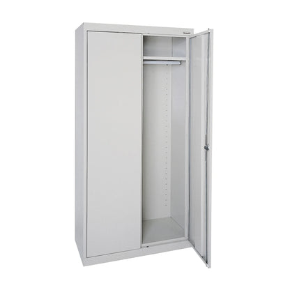 Elite Series Wardrobe Cabinet with Adjustable Shelf, 36"W x 24"D x 72"H, Dove Gray