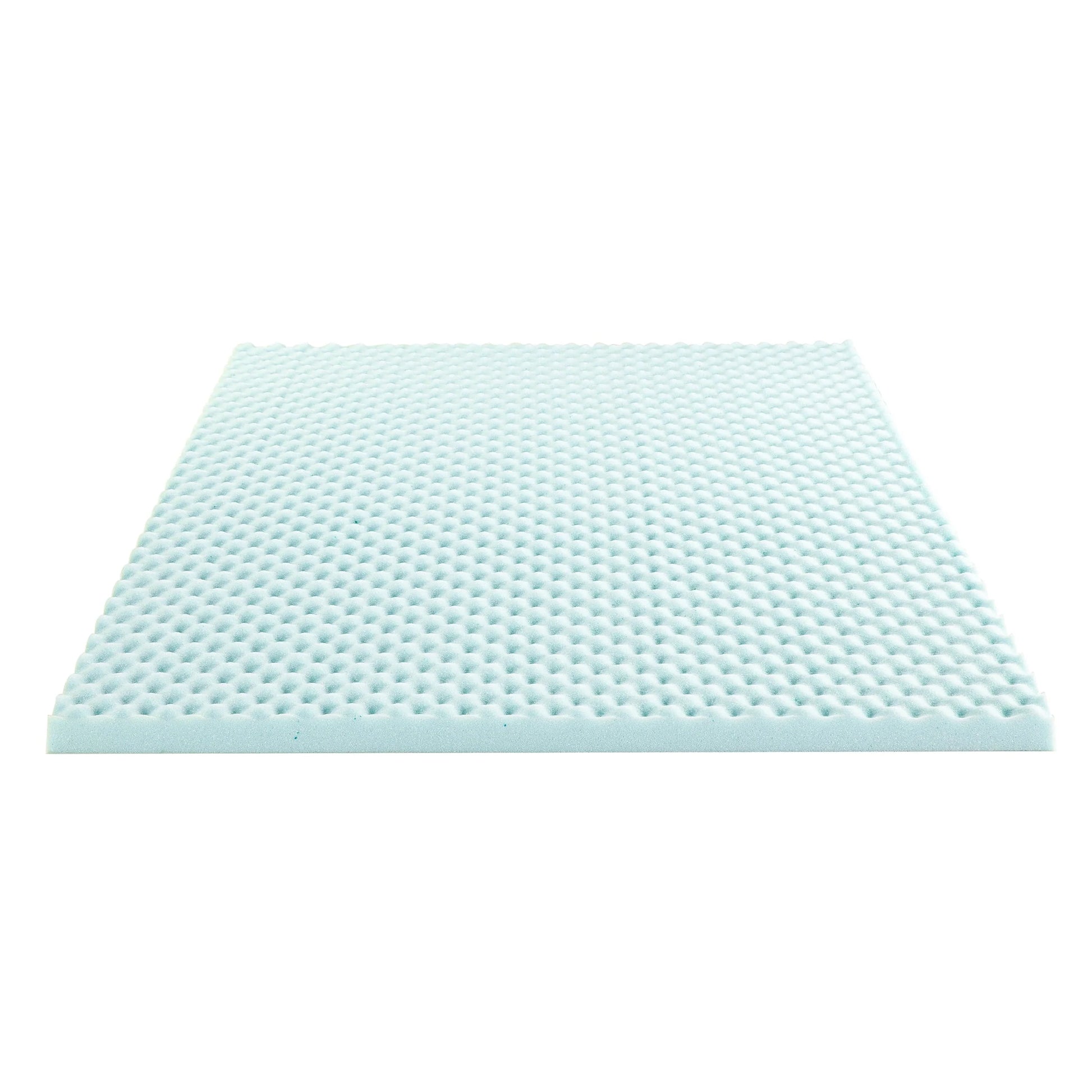 Mellow 4" Cooling Gel Egg Crate Memory Foam Mattress Topper, Queen