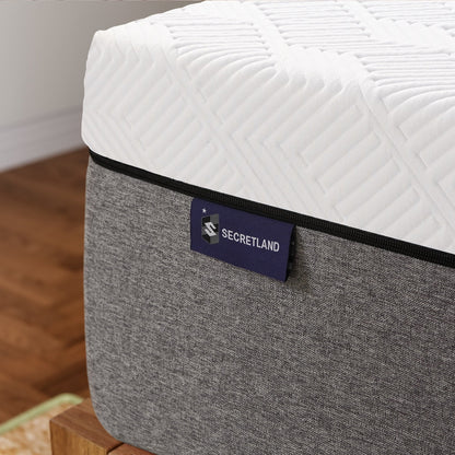 Queen Mattress, Ssecretland 10 Inch Gel Memory Foam Mattress in a Box, Queen Mattress