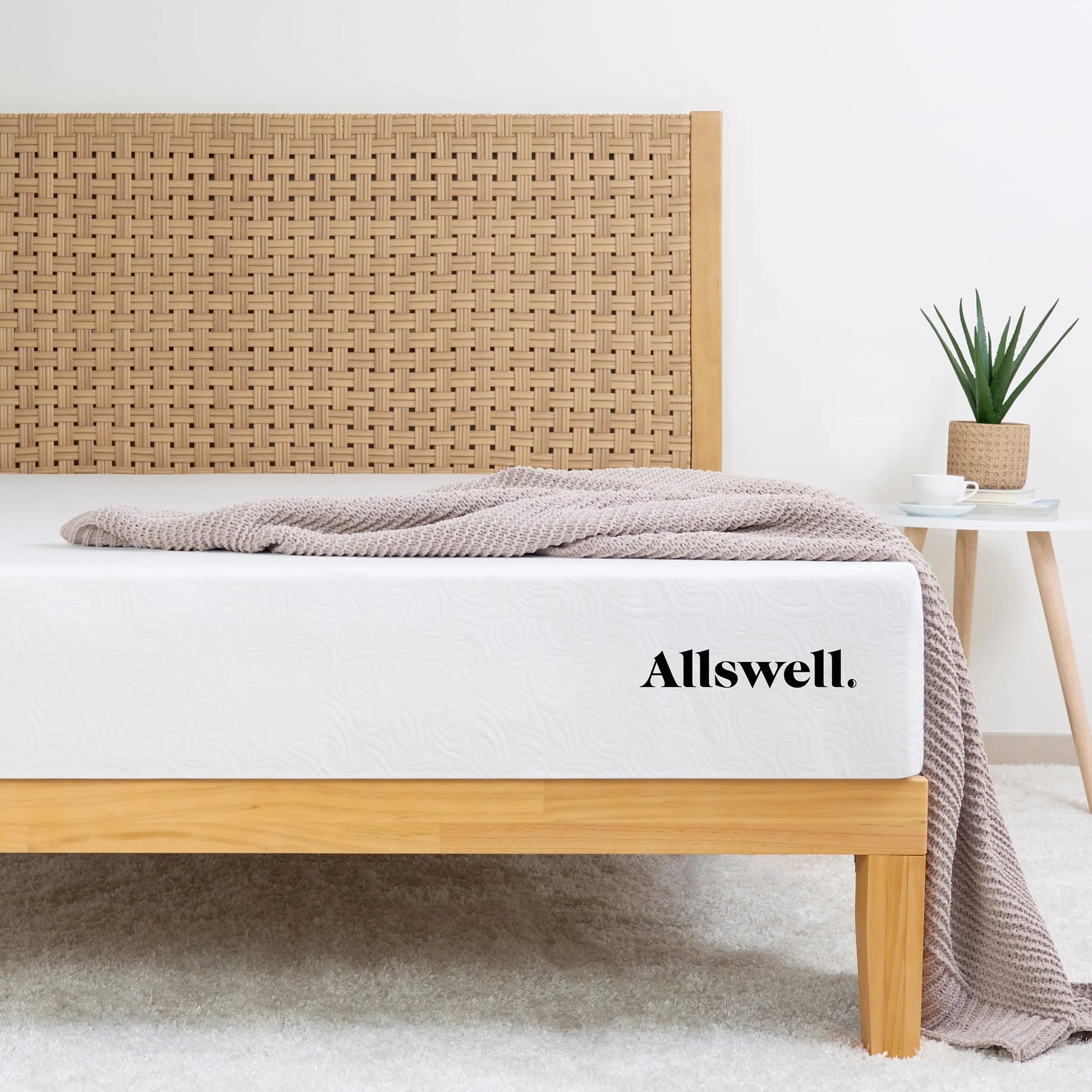 The Allswell X 10” Hybrid of Memory Foam and Coils Mattress With Antimicrobial Treated Cover, Queen