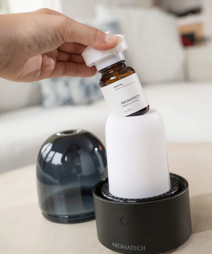 AromaTech AromaDream Scent Diffuser for Essential Oil Blends & Fragrances - Cold-Air Diffusion Scent Machine w/Bluetooth for Home, Bathroom, Bedroom, Boutiques, Spa - Nebulizing Diffusion System