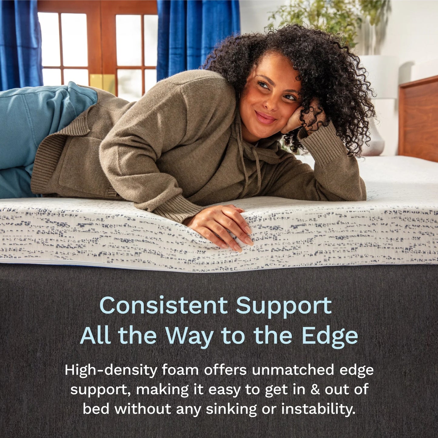 Viscosoft Select High Density Mattress Topper - Full Size - 2 Inch - High Density, Breathable Memory Foam