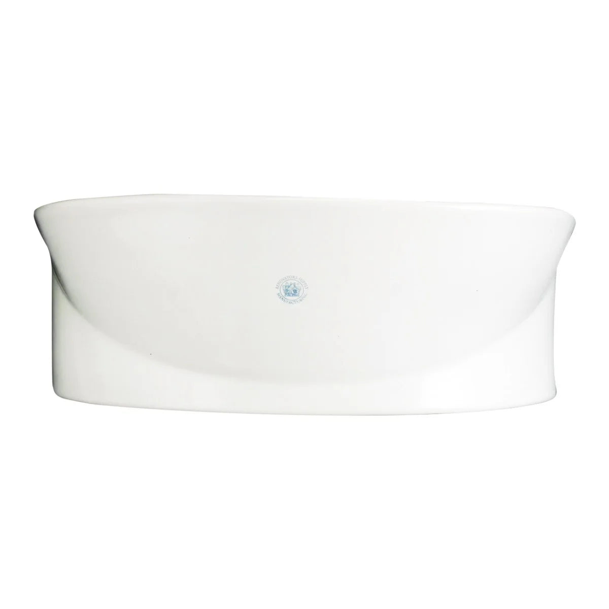 Small Wall Mounted Bathroom Sink 17" White Ceramic Oval Basin Porcelain Coated Floating Vessel Sink w/Overflow and Single Faucet Hole Renovators Supply