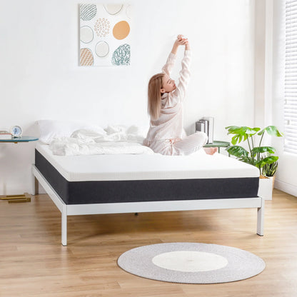 GrandRest 10'' Adult DreamGel Gel Memory Foam Mattress, King, Dark Grey