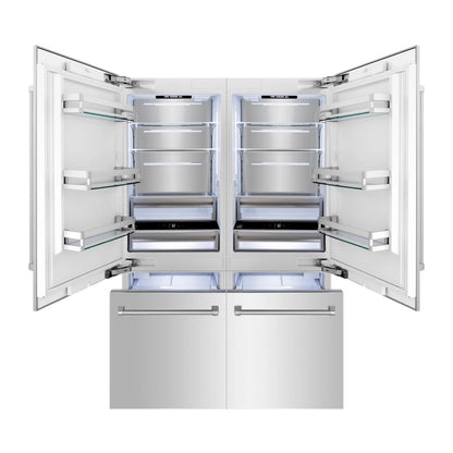 ZLINE KITCHEN AND BATH RBIVBS60 french door built in refrigerator