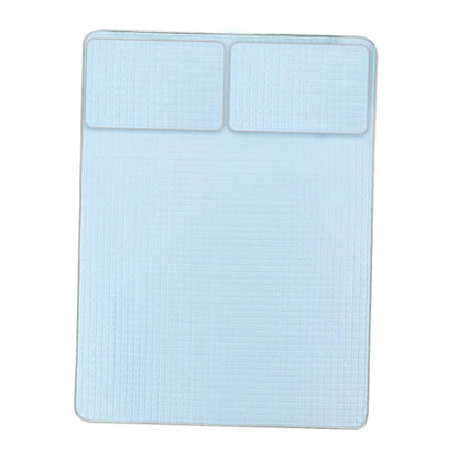 jicheng Cooling Mattress Pad Breathable Lightweight tress Topper Blue 1.5mx2.0m