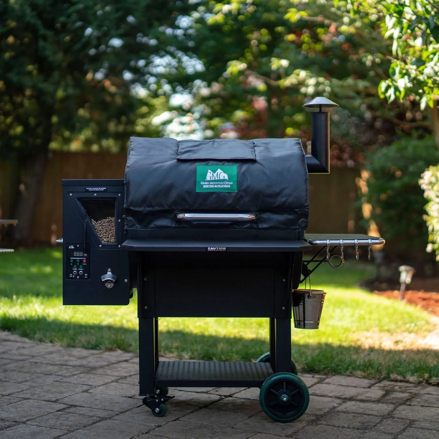Green Mountain Grills 6003 Insulated BBQ Grill Protective Thermal Blanket, Black