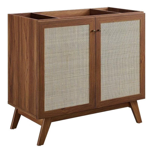 Modway Soma 36°?Bathroom Vanity Cabinet (Sink Basin Not Included) in Walnut