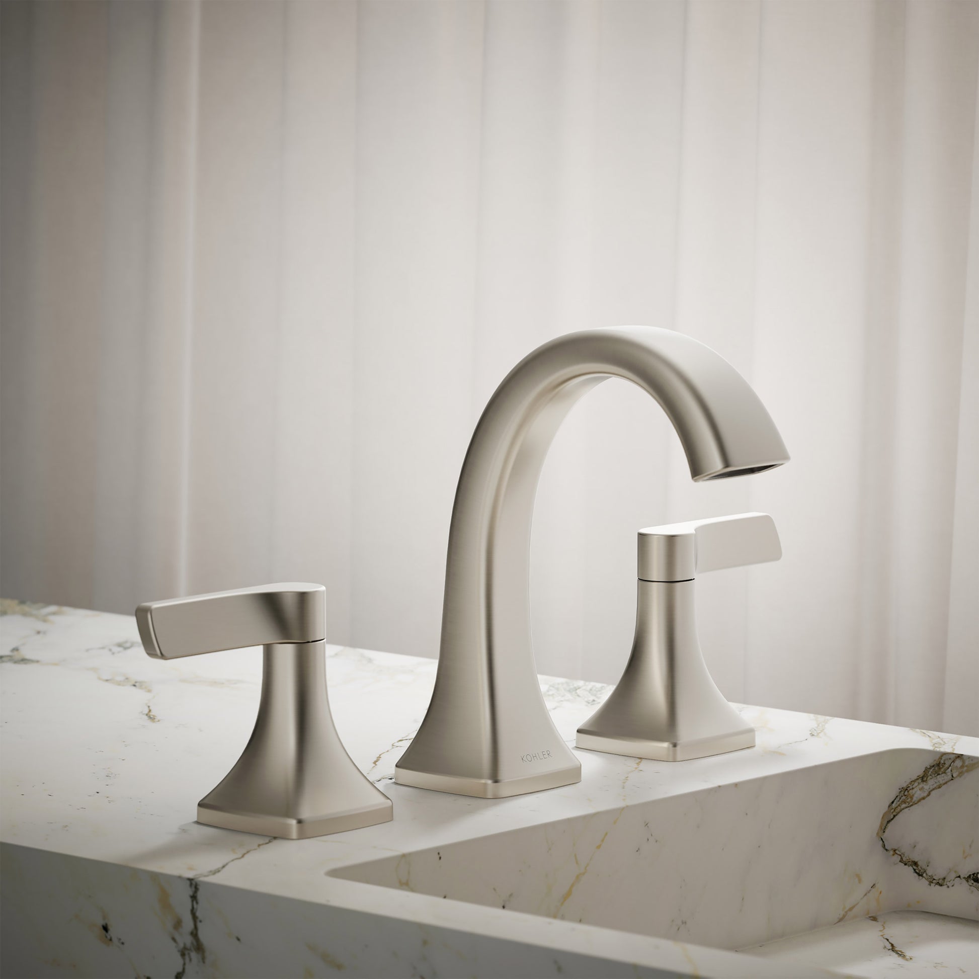 Kohler Riverly Widespread Bathroom Sink Faucet
