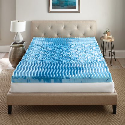 Boyd Sleep 3” Multi-Zone Cooling Gel Foam Mattress Topper