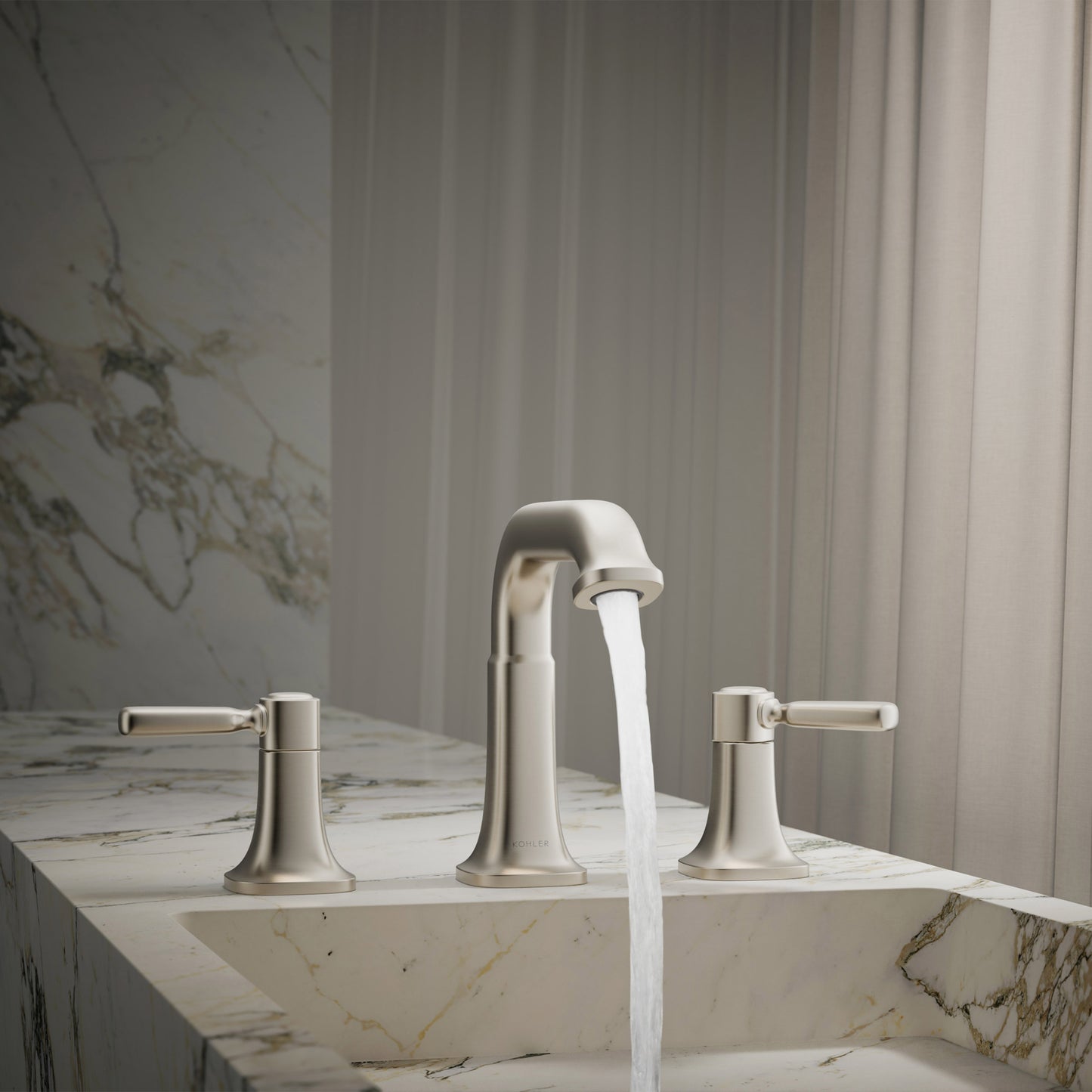 Kohler Terzet Widespread Bathroom Sink Faucet