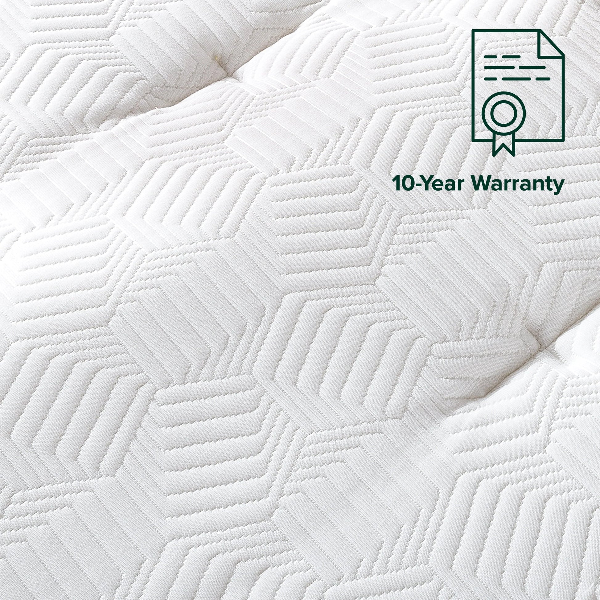 Zinus Euro Top 12" Hybrid Mattress - Comfort Foam and Pocket Spring, Queen