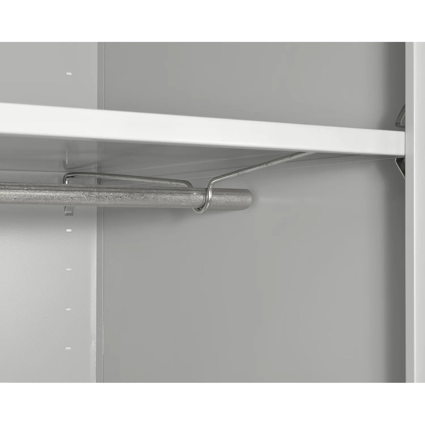 Elite Series Wardrobe Cabinet with Adjustable Shelf, 36"W x 24"D x 72"H, Dove Gray