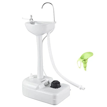 Portable Hand Wash Stand Camping Sink with Soap Dispenser & Towel Holder Water Capacity Hand Washing Station Safe HDPE for Outdoor Events,Gatherings & Worksite