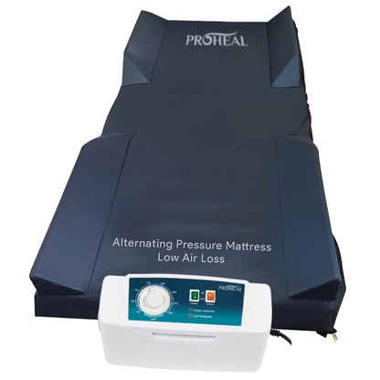 Proheal Low Air Loss Alternating Pressure Air Mattress with Pump - Stages I-III - Bed Size: 36° x 80° Bed Thickness: 8 inch