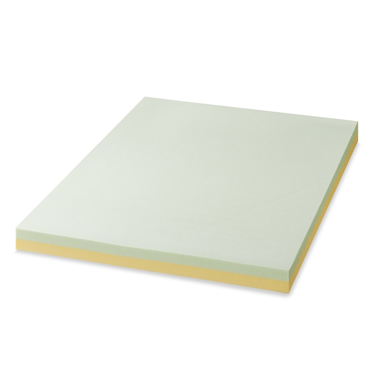 Spa Sensations by Zinus 4" Green Tea TorsoTec Memory Foam Mattress Topper, Twin