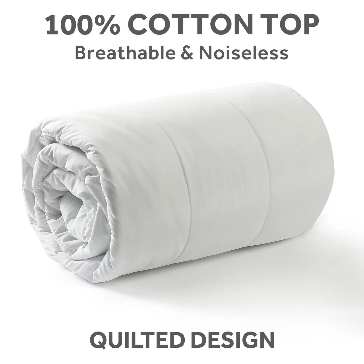 Sunbeam Restful Quilted Electric Heated King Size Mattress Pad, 76" x 80", 12 Heat Settings, 12-Hour Selectable Auto-Off, Machine Washable