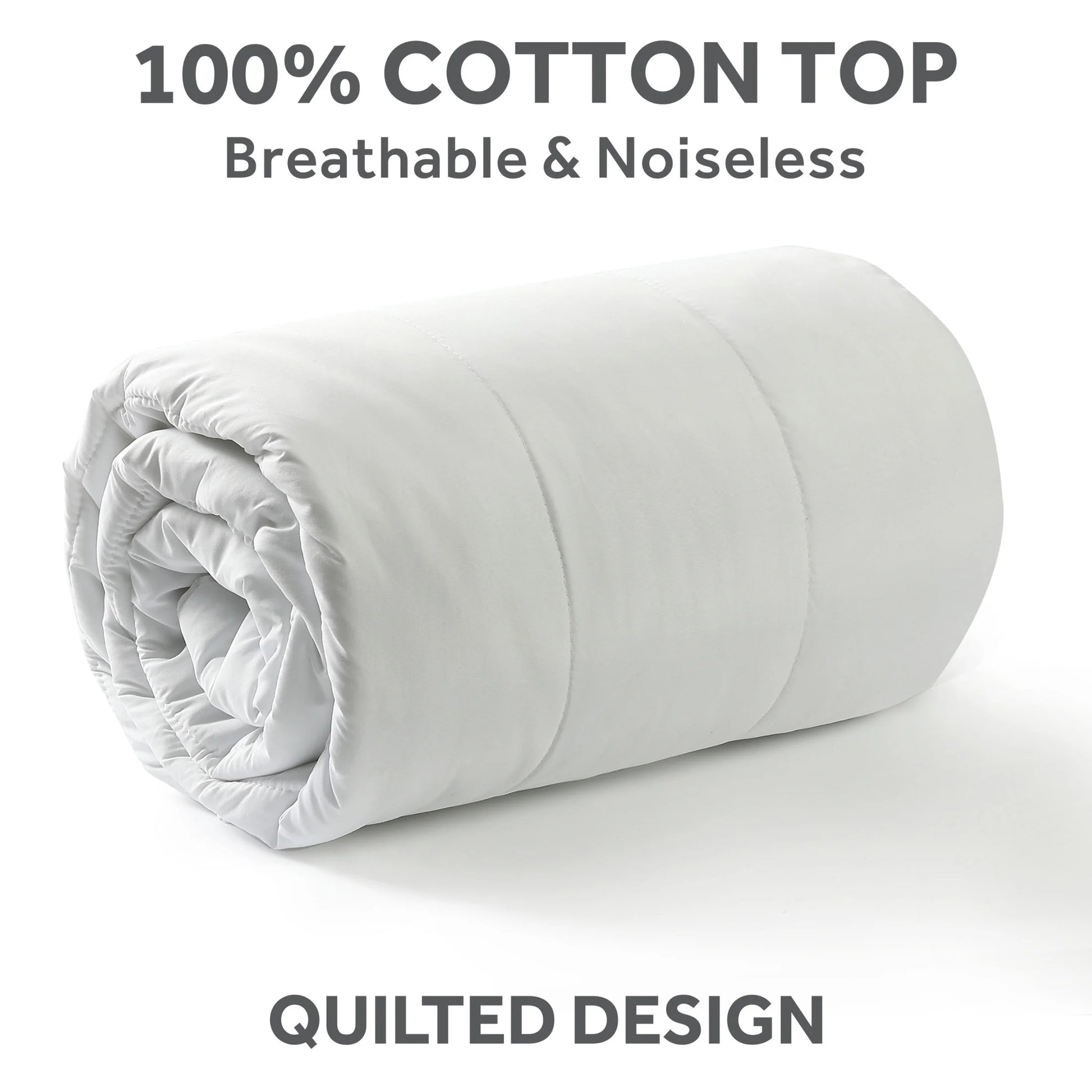 Sunbeam Restful Quilted Electric Heated King Size Mattress Pad, 76" x 80", 12 Heat Settings, 12-Hour Selectable Auto-Off, Machine Washable