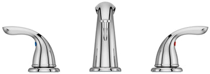 Pfirst Series 2-Handle 8" Widespread Bathroom Faucet in Brushed Nickel