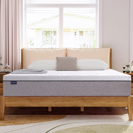 Queen Mattress, Ssecretland 10 Inch Gel Memory Foam Mattress in a Box, Queen Mattress