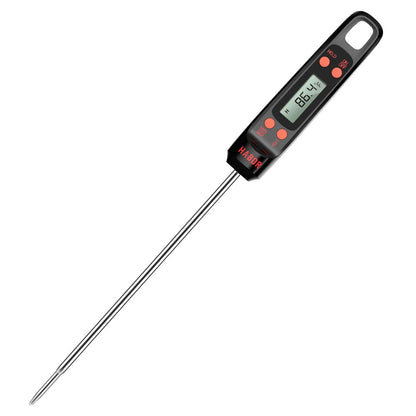 Habor Meat Thermometer, Instant Read Digital Cooking Thermometer, Grilling Thermometer with Super Long Probe for Kitchen BBQ Grill Smoker Meat Oil Milk Yogurt Temperature
