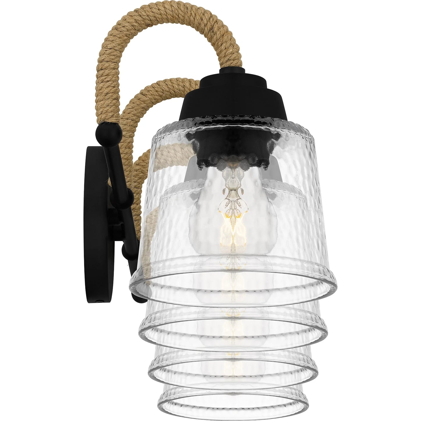 SEB8631MBK-Quoizel Lighting-Seabreeze - 4 Light Bath Vanity In Coastal Style-8.25 Inches Tall and 31 Inches Wide