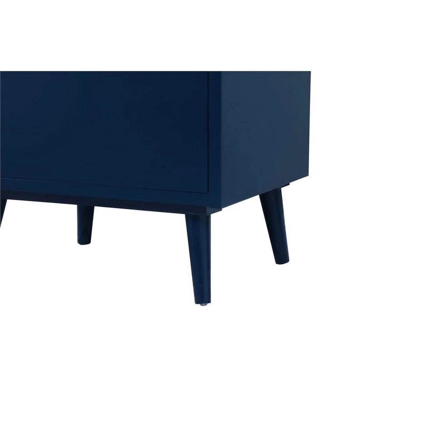 Elegant Decor Boise 24" Solid Wood and MDF Bathroom Vanity in Blue