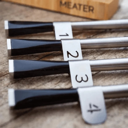 MEATER Block: 4-Probe 165ft Wireless Connection Premium WiFi Smart Meat Thermometer | for BBQ, Oven, Grill, Kitchen, Smoker, Rotisserie, Digital Display