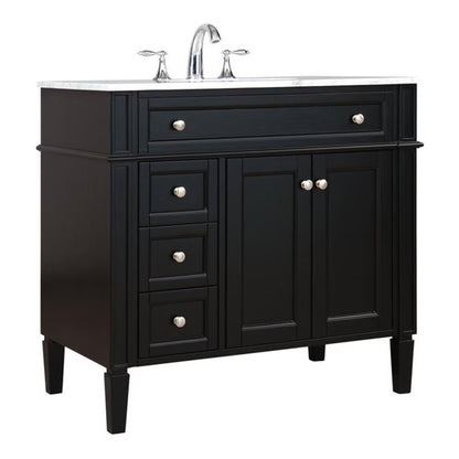 Elegant Kitchen and Bath 36 Inch Single Bathroom Vanity In Natural Wood