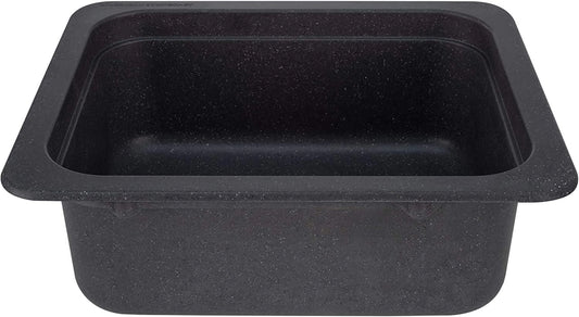 RecPro RV Kitchen or Bathroom Bar Sink | 15" X 13" | White or Black Granite | Single Plumbing Hole | Made in USA (Black Granite)